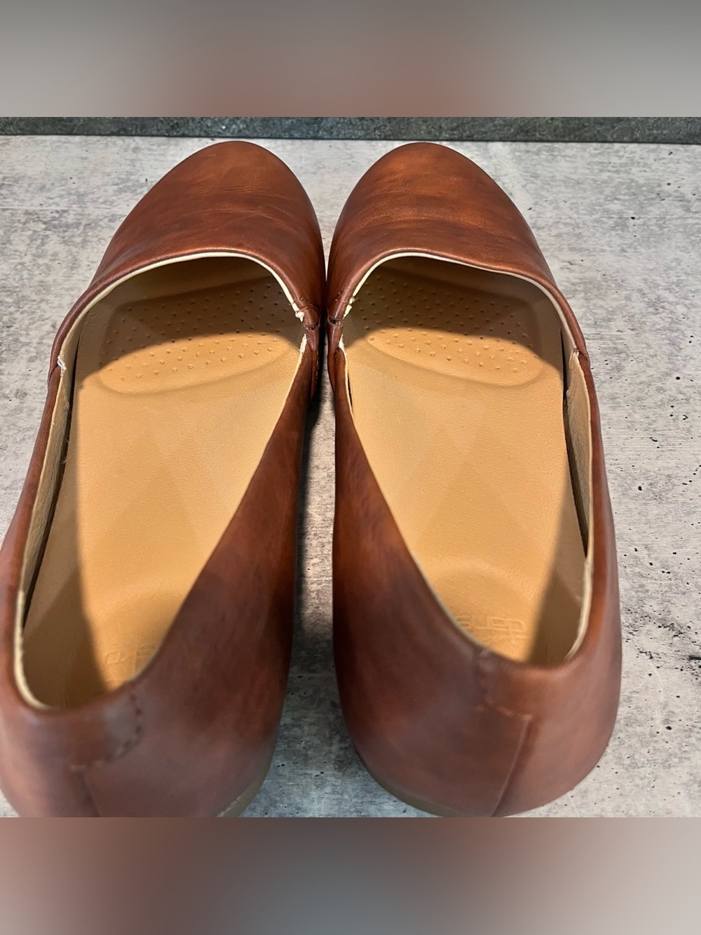 Dansko Larisa Slip On Flats, 41 (11-11.5), Saddle Milled Brown, EUC - Picture 6 of 15